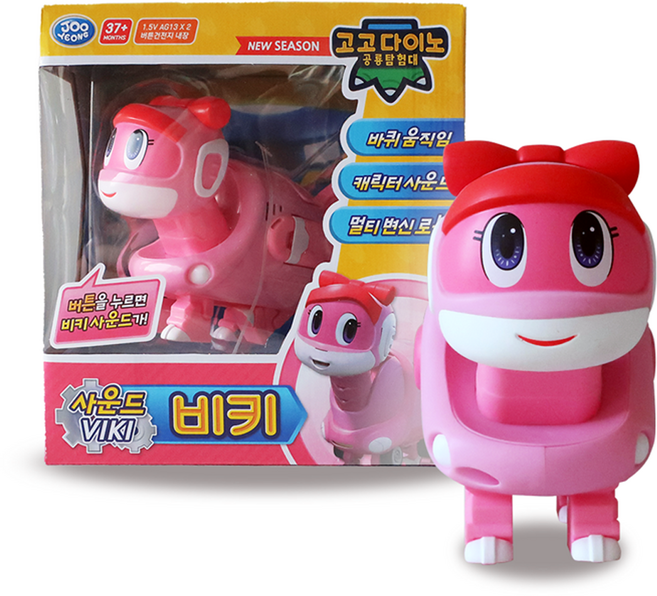 JOOYEONG 幫幫龍出動變身機器人 Viki款, 混色, 1組