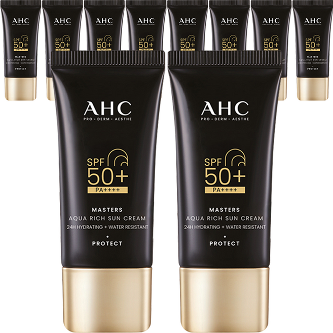 AHC Masters水潤豐盈防曬霜 SPF50+ PA++++, 30ml, 10條