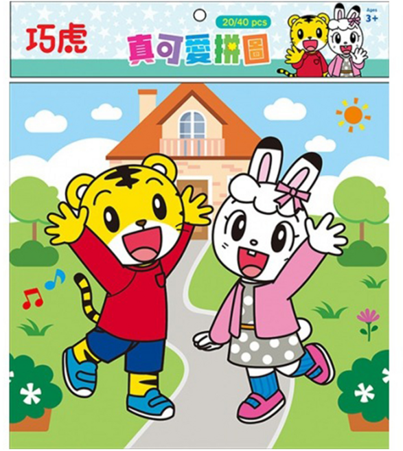 巧虎真可愛拼圖 F 20/40pcs 隨機，激發兒童益智，培養專注力, 1個