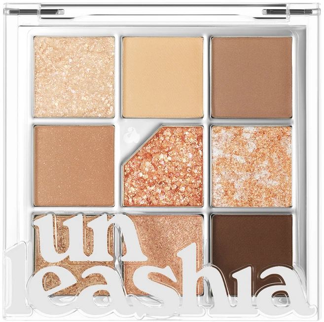 언리시아 글리터피디아 아이 팔레트, N°2 올 오브 브라운, 1개 - 쿠팡