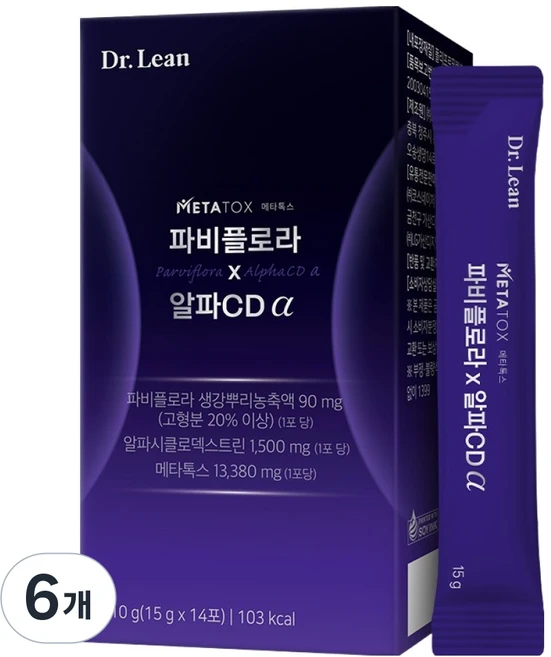 닥터린 파비플로라 x 알파CD 알파 14p, 210g, 6개 - 쿠팡