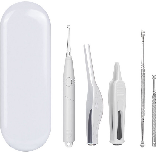 비타할로 LED 이어클리너 5종 세트 그레이, 1개