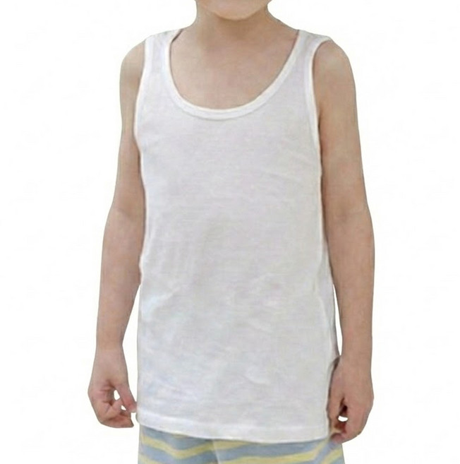 LollyTree 男童款棉質素色運動背心 3件