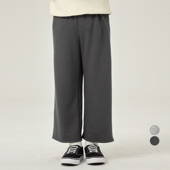 LollyTree 兒童刷毛寬版褲