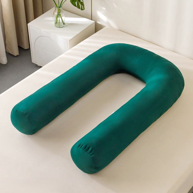 소하임 통세탁 U자형 바디필로우, 이브닝그린