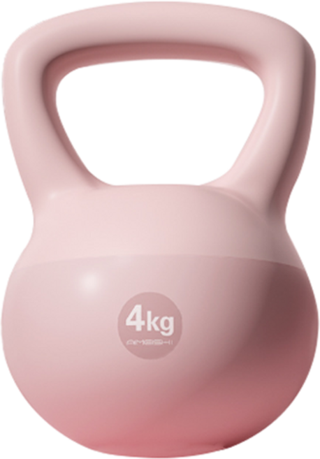 로이윙 케틀벨 코어 PCV, 핑크, 4kg, 1개