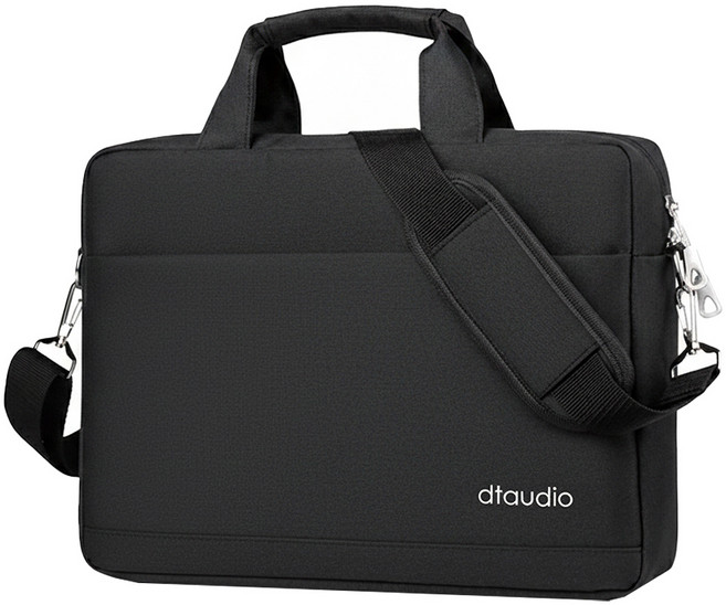 DTAudio 單肩手提電腦包/筆電包/公事包/內膽包 macbook 適用, 黑色, 1個