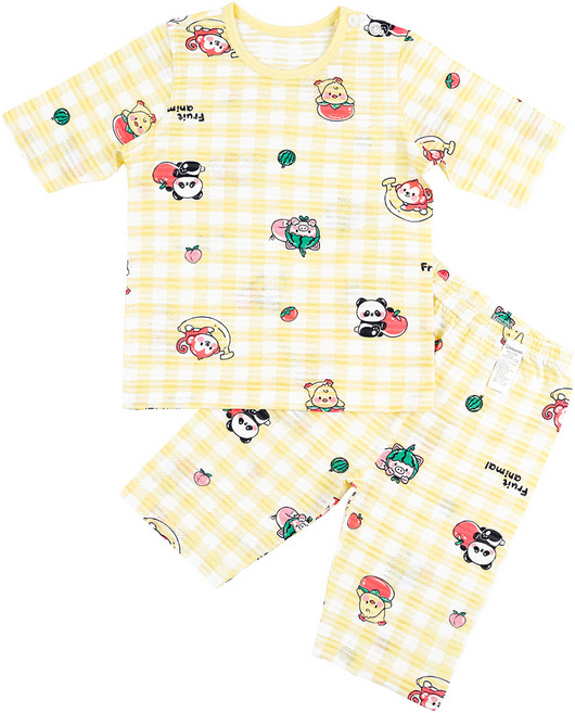 Maykids 水果動物七分袖變色家居服上下套裝