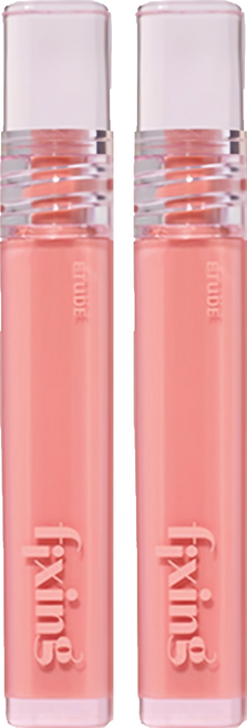 ETUDE 持久光澤唇釉, 03 Dewy Pig, 2個