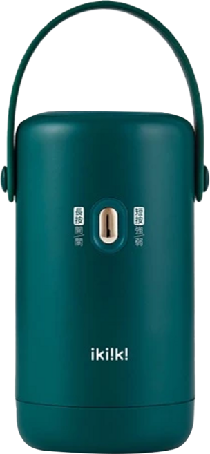 ikiiki 伊崎家電 便攜式烘乾機 IK-CD8602 79 x 79 x 146mm 400g, 綠色
