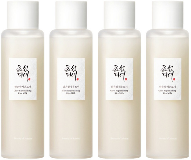 조선미녀 맑은쌀 채운 토너, 4개, 150ml