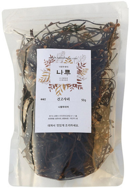 나물투데이 국내산 건고사리, 50g, 1개