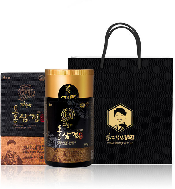 고철남홍삼 홍삼정 프리미엄 + 쇼핑백, 240g, 1개