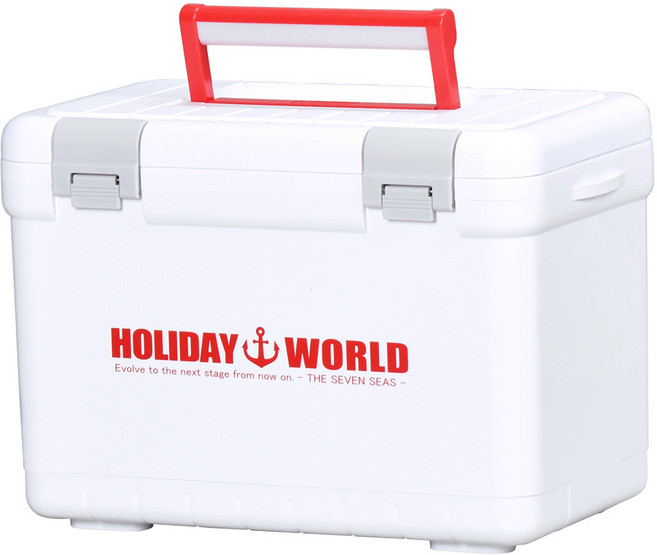 SHINWA 홀리데이 월드 아이스박스 + 아이스팩 350, 화이트, 17L