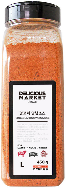 딜리셔스마켓 양꼬치 양념 소스, 450g, 1개