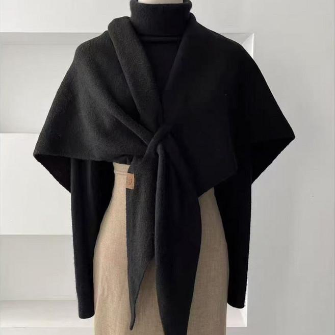 페이퍼먼츠 숄리먼 니트 케이프 머플러 13393