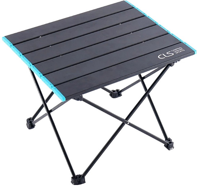 CLS 鋁合金摺疊收納多功能蛋捲桌, 黑色