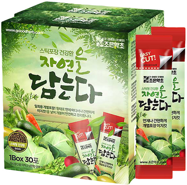 굿허브 조은약초 자연을 담는다 스틱형 초석잠환, 2개, 90g