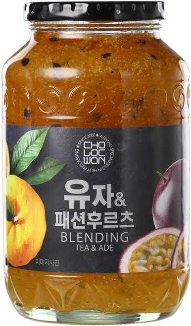 초록원 유자 앤 패션후르츠 액상차, 1kg, 1개, 1개입