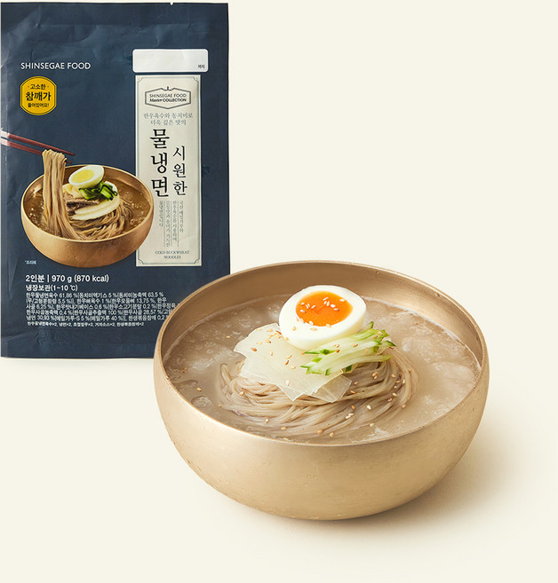 신세계푸드 마스터컬렉션 시원한 물냉면, 970g, 1개