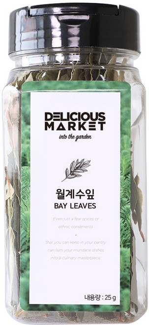 딜리셔스마켓 월계수잎 향신료, 25g, 1개