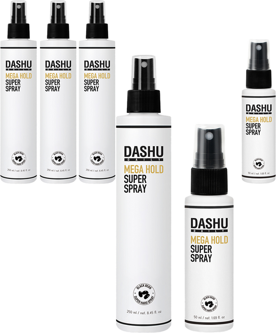 다슈 데일리 메가 홀드 슈퍼 스프레이 250ml 2p + 50ml, 2개