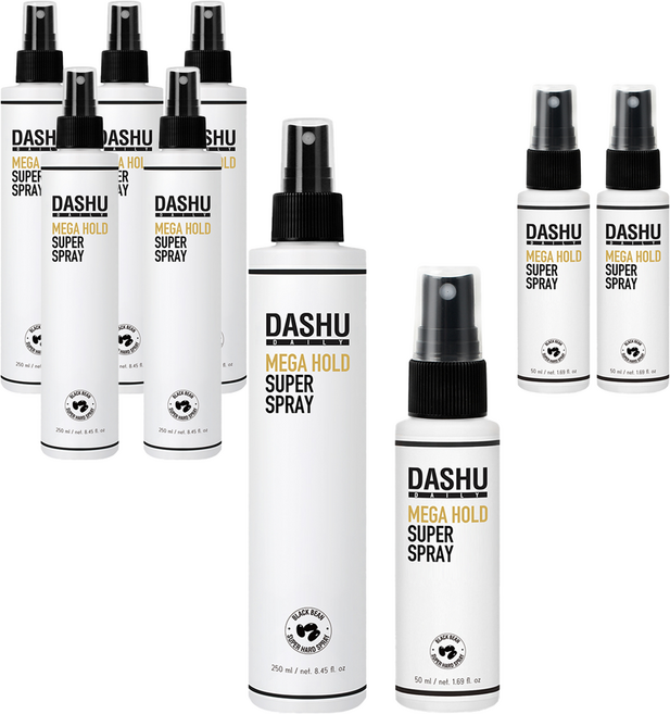 DASHU 日常超強定型超級噴霧 250ml 2入 + 50ml, 3個, 250ml 2瓶+50ml