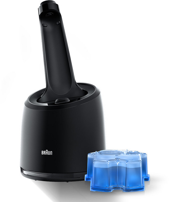 BRAUN 시리즈 5 6 7 면도기용 세척 충전 스테이션, 0-CC, 혼합색상, 1개