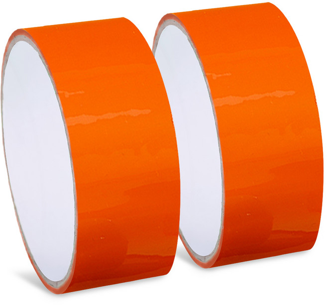 아뜰라임 비비드 테이프공 볼 만들기 풍선 컬러 실리콘 테이프 4.8cm, 오렌지, 2개