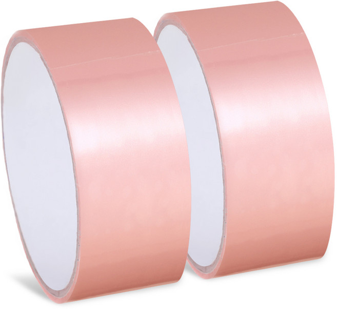 아뜰라임 파스텔 테이프공 볼 만들기 펄 풍선 컬러 실리콘 테이프 4.8cm, 핑크, 2개