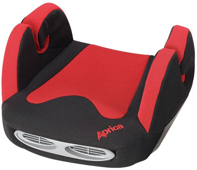 Aprica 愛普力卡 簡便輔助汽座 MOVING SUPPORT RD 柔軟透氣 舒適坐墊 台灣CNS標準合格認證產品, 黑紅色