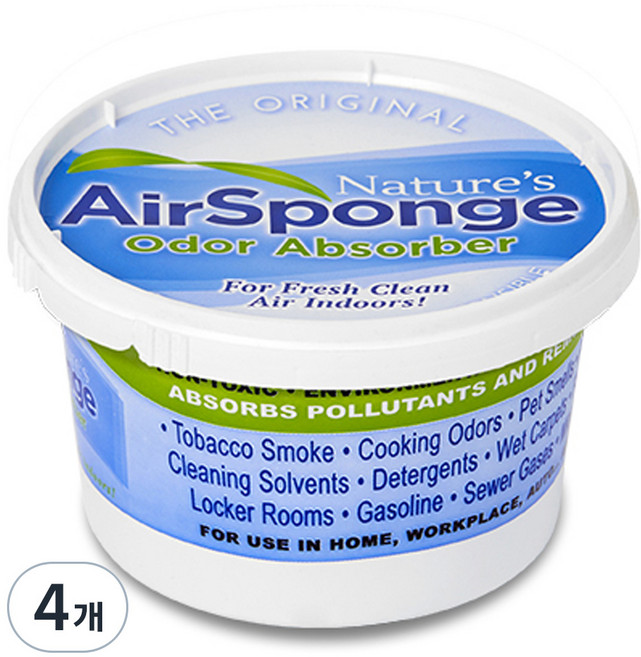 네이처스에어스펀지 오리지널 대형 본품, 454g, 4개