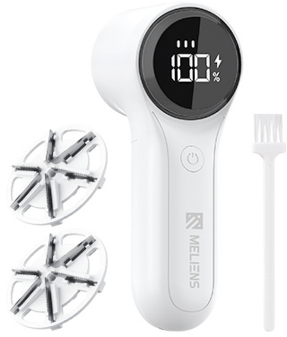 멜리언스 충전식 LED 대용량 보풀제거기 프로, ML-MJD02, 화이트