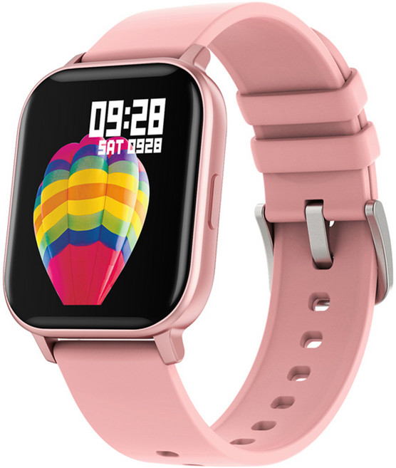 젤센 웨어러블 스마트워치, 핑크, 43mm