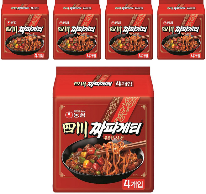 짜파게티 사천 137g, 20개