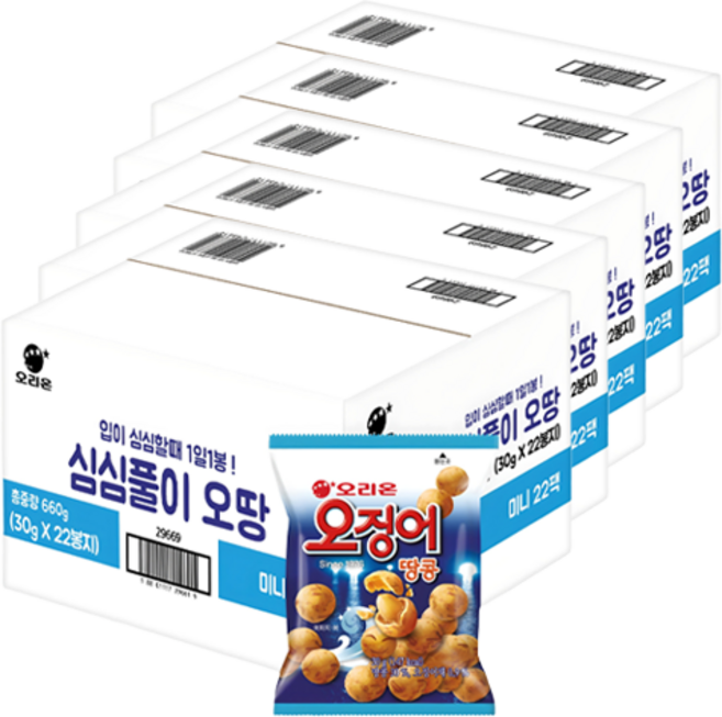 오징어땅콩, 30g, 110개