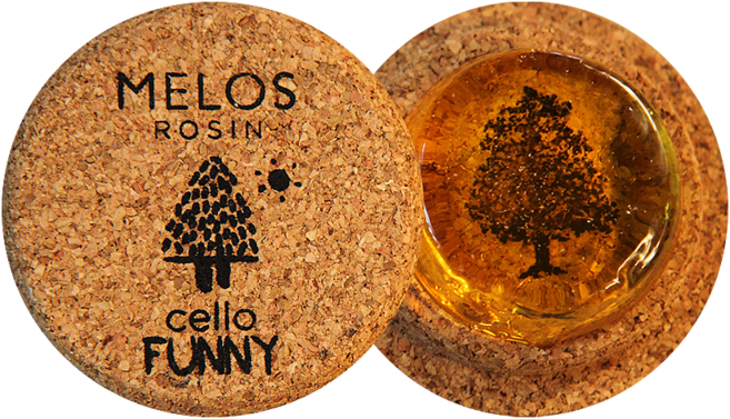 멜로스 송진 첼로 퍼니, 혼합색상, 1개