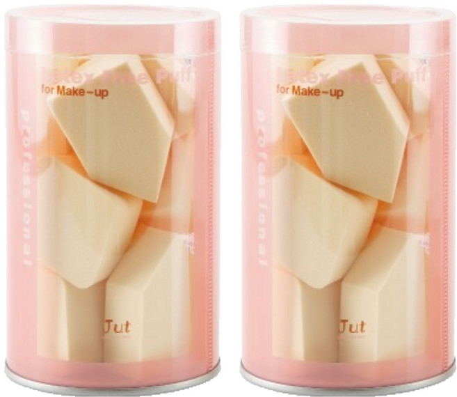 주트 친수성 라텍스프리 퍼프 8p, 2개