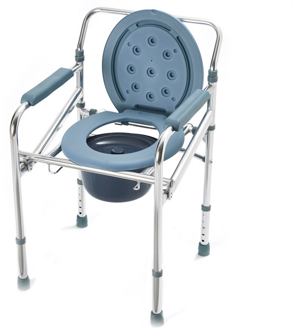 메디코 알루미늄 접이식 노인변기 앤 목욕의자 MK-203, 혼합색상, 1개