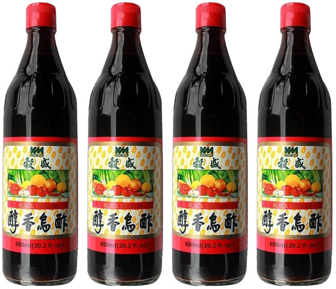 KOKUMORI 穀盛 醇香烏醋, 600ml, 4瓶