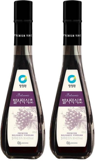 청정원 발사믹식초, 350ml, 2개