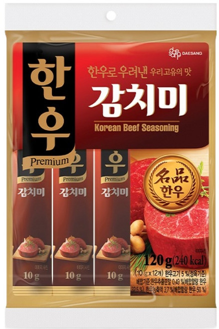 대상 한우 감치미, 120g, 1개