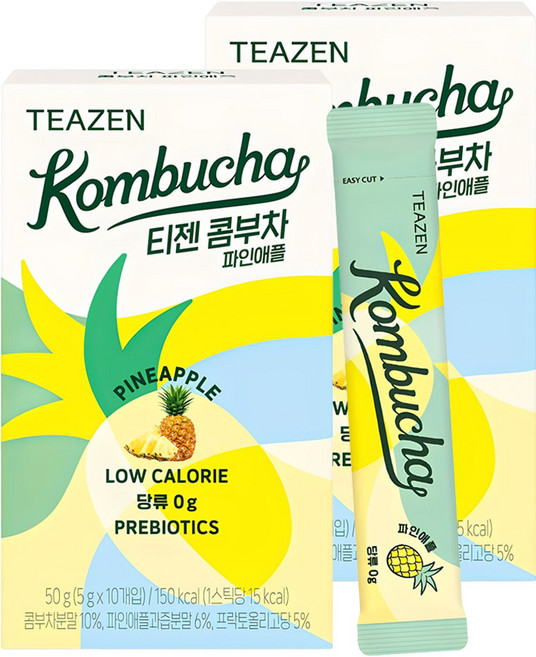 티젠 파인애플 콤부차, 5g, 10개입, 2개