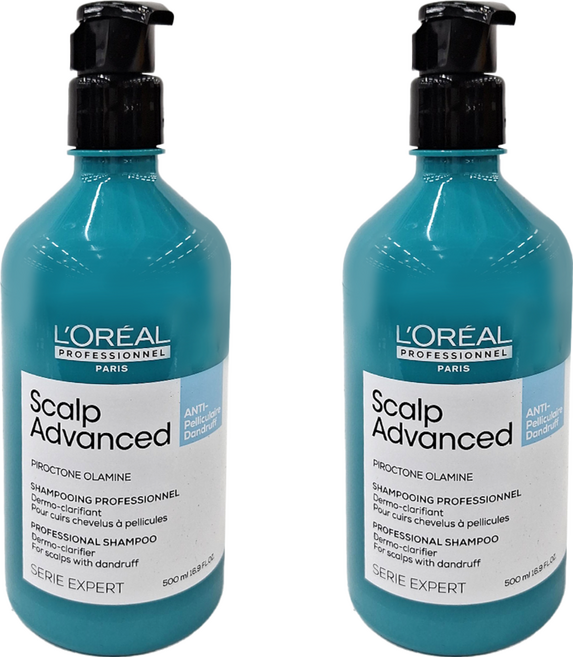 L'OREAL PARiS 巴黎萊雅 絲漾博長效去屑洗髮精, 500ml, 2瓶