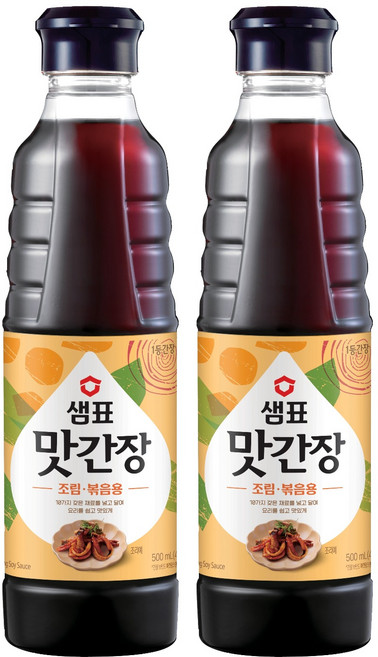 샘표 맛간장 조림볶음용, 500ml, 2개