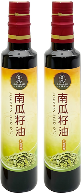 赤柯山 南瓜籽油, 250ml, 2瓶