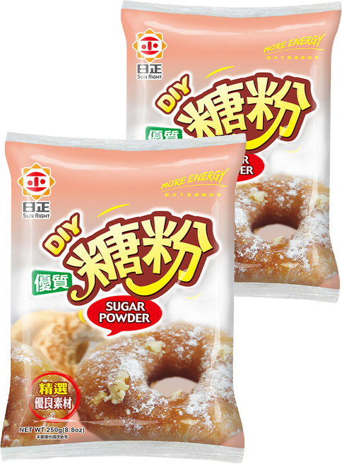 日正食品 優質糖粉, 250g, 2包