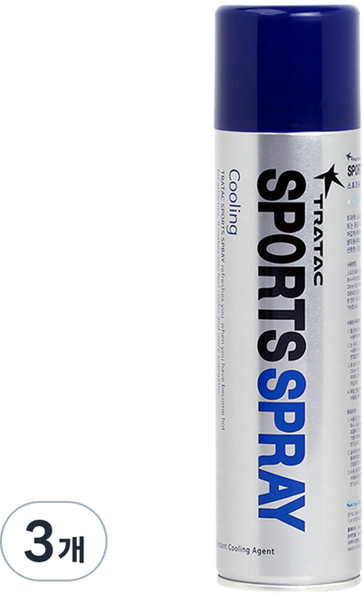 트라택 쿨링 냉각 스포츠 스프레이 420ml, 1개입, 3개