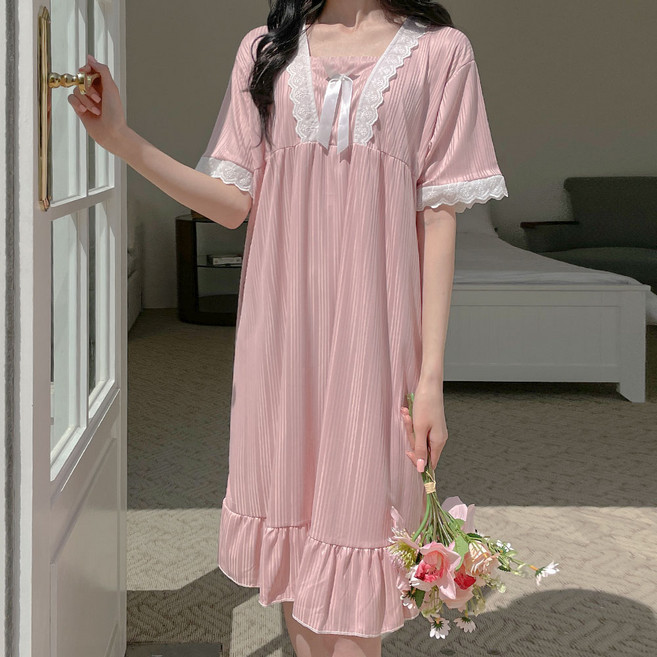 어나더디 여성용 플라워 레이스 원피스