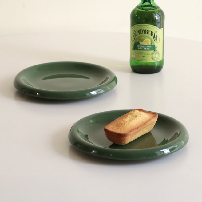 이우아여사 오데뜨 버블 플레이트, 딥그린, 2개